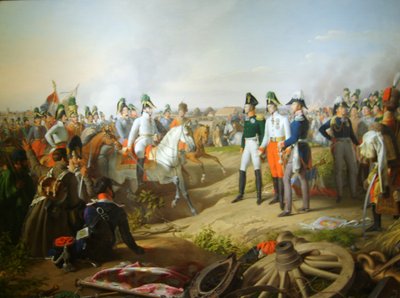 Segerförklaring efter slaget vid Leipzig, 1813 av Johann Peter Krafft