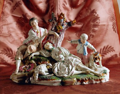 Herdinnans sömn Hoechst Tillverkning av Johann Peter Melchior