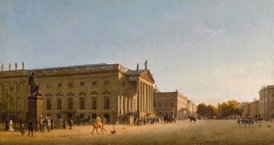 Kungliga Operan, Unter Den Linden, 1845. av Johann Philipp Eduard Gaertner