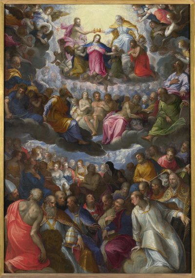 Jungfruns kröning, ca. 1598 av Johann Rottenhammer