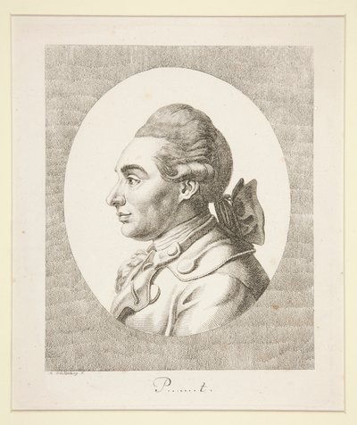 Porträtt av P av Johann Rudolph Schellenberg
