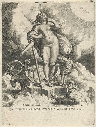 Hoppets allegori av Johann Sadeler (I)