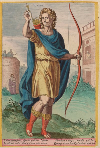 Benjamin, c. 1585. av Johann Sadeler I