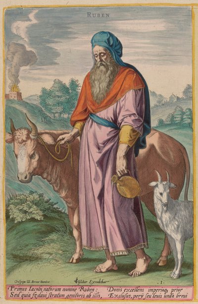 Ruben, c. 1585. av Johann Sadeler I