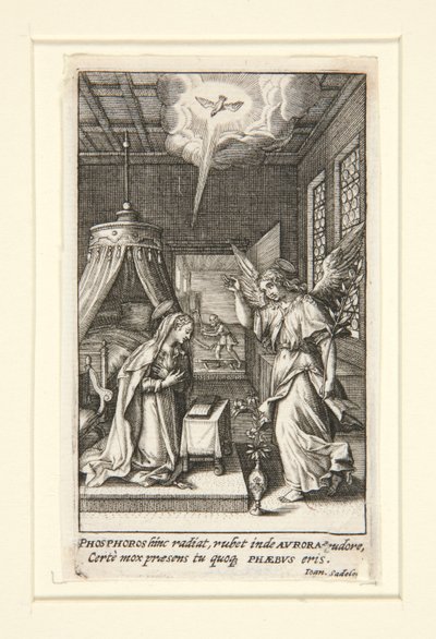 Bebådelsen av Johann Sadeler I