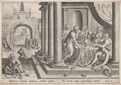 Grodpest, c.1585. av Johann Sadeler I