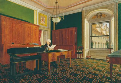 Kejsar Franz II (I) i sitt arbetsrum av Johann Stephan Decker