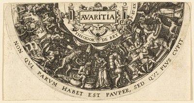 Girighet av Johann Theodor de Bry