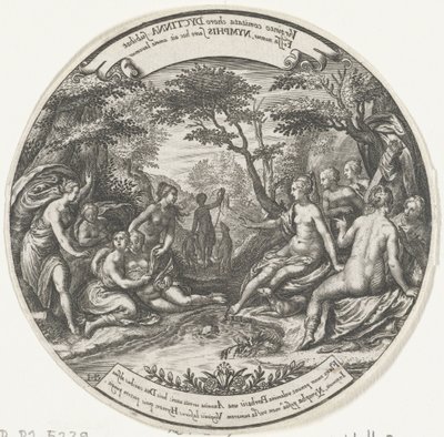 Diana upptäcker Callistos graviditet av Johann Theodor de Bry