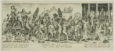 Bacchus triumf av Johann Theodor de Bry