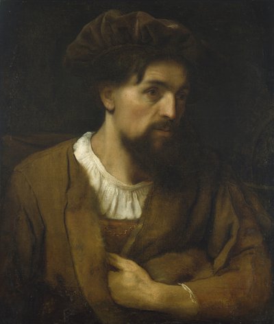Porträtt av en filosof (olja på duk) av Johann Ulrich Mayr