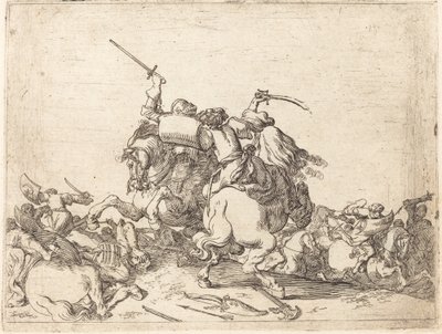 Caprics av ​​olika strider av Johann Wilhelm Baur
