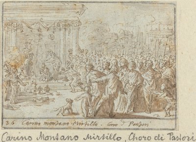 Herdarkör: Carino, Mountain och Myrtle av Johann Wilhelm Baur