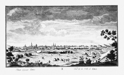 Utsikt över Tara, ca 1735 av Johann Wilhelm Lürsenius