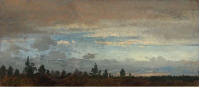 Molnig kvällshimmel av Johann Wilhelm Schirmer