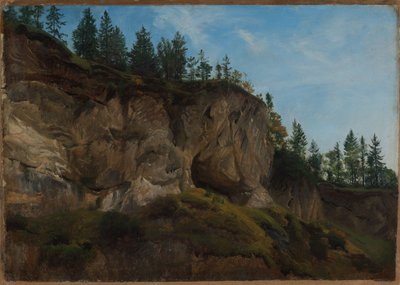 Klippbrant i Schweiz av Johann Wilhelm Schirmer