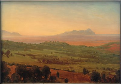 Italienskt landskap av Johann Wilhelm Schirmer