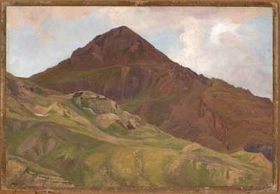Kalt högfjällslandskap av Johann Wilhelm Schirmer