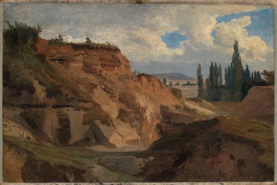 Stenbrott i södra Frankrike av Johann Wilhelm Schirmer