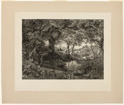Det stora italienska landskapet av Johann Wilhelm Schirmer