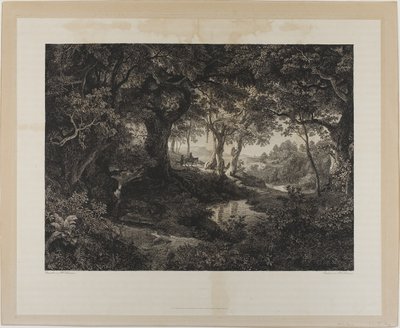 Det stora italienska landskapet av Johann Wilhelm Schirmer