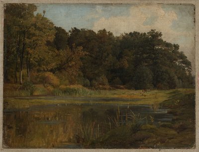 Skogstjärn av Johann Wilhelm Schirmer
