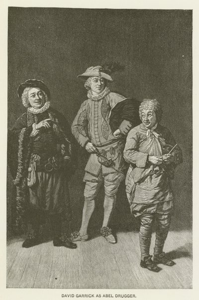 David Garrick som Abel Drugger av Johan Joseph Zoffany