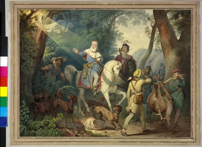 Slöja legend av Johann the Yngr. Dallinger von Dalling