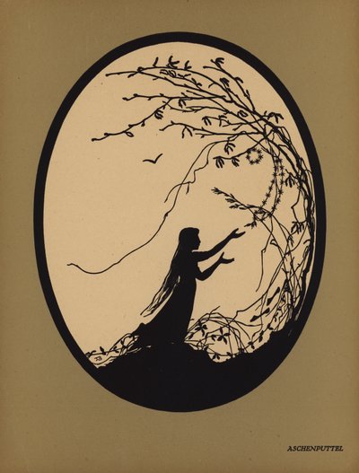 Askungen (litho) av Johanna Beckmann