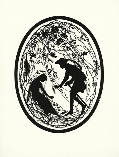 Dornroschen (litografi) av Johanna Beckmann