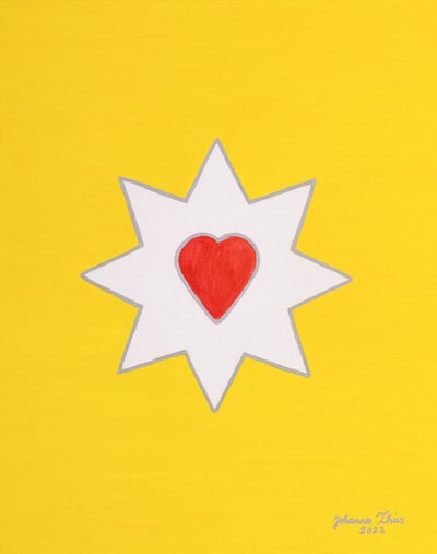 The joyful heart love star - bild utan citat av Johanna Thier
