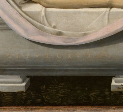 Klagosång, detalj, c.1490-1510 av Johannes (fl.16th century) Hispanus