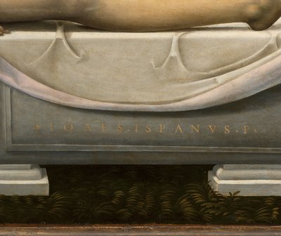 Klagosång, detalj, c.1490-1510 av Johannes (fl.16th century) Hispanus