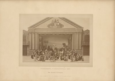 Passionsspel från Ober-Ammergau - The Brazen Serpents av Johannes Bernhard