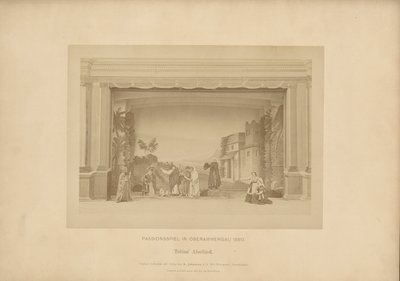 Passionsspel från Ober-Ammergau - Tobias farväl av Johannes Bernhard