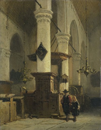Kyrkans interiör av Johannes Bosboom
