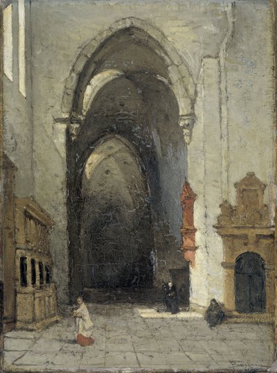Interiör av Dom i Trier av Johannes Bosboom