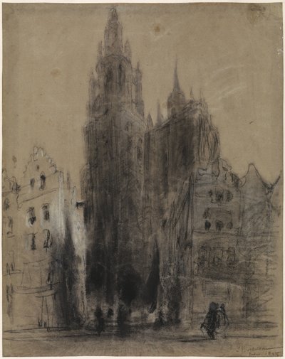 Vår Fru av Antwerpens katedral av Johannes Bosboom