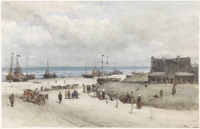 Stranden i Scheveningen Stranden i Scheveningen av Johannes Bosboom