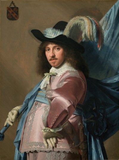 Andries Stilte som fanbärare av Johannes Cornelisz. Verspronck