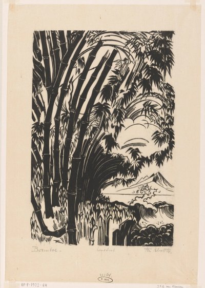 Bamboe (originaltitel på objekt) av Johannes Frederik Engelbert ten Klooster (signed by artist)