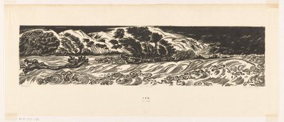 Bandjir (originaltitel på objekt) av Johannes Frederik Engelbert ten Klooster (signed by artist)