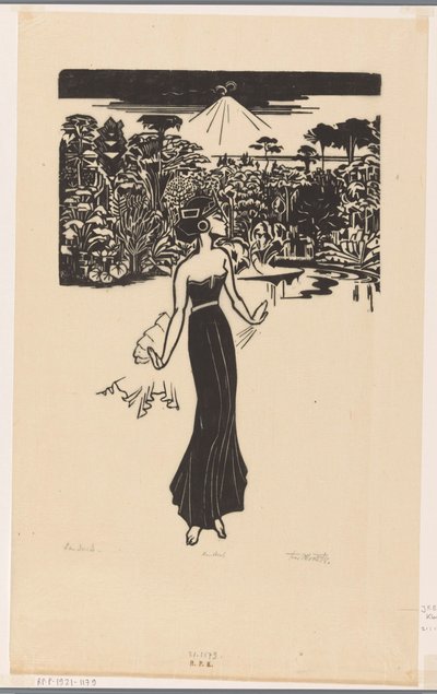 Danseres (originaltitel på objekt) av Johannes Frederik Engelbert ten Klooster (signed by artist)