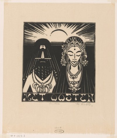 The East (originaltitel på objekt) av Johannes Frederik Engelbert ten Klooster (signed by artist)