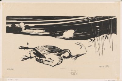 Winter (originaltitel på objekt) av Johannes Frederik Engelbert ten Klooster (signed by artist)