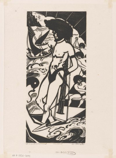 Pirates (originaltitel på objekt) av Johannes Frederik Engelbert ten Klooster (signed by artist)