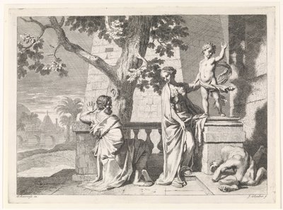Kristus bryter en staty Bibliska, mytologiska och allegoriska representationer (serietitel) av Johannes Glauber