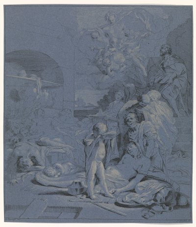 Bön från Saint Roch Bibliska, mytologiska och allegoriska representationer (serietitel) av Johannes Glauber