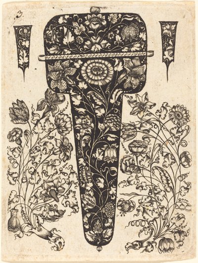 Hänge dekorerad med blommor av Johannes Hanias