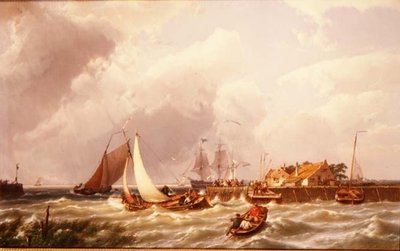 Hamnmunnen av Johannes Hermann Barend Koekkoek